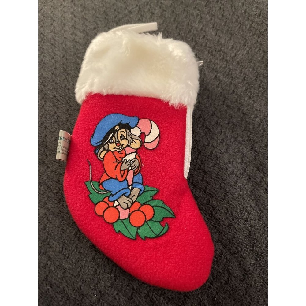 Christmas Sears Fievel An American Tail Movie Stockings McDonald Candy Cane A37